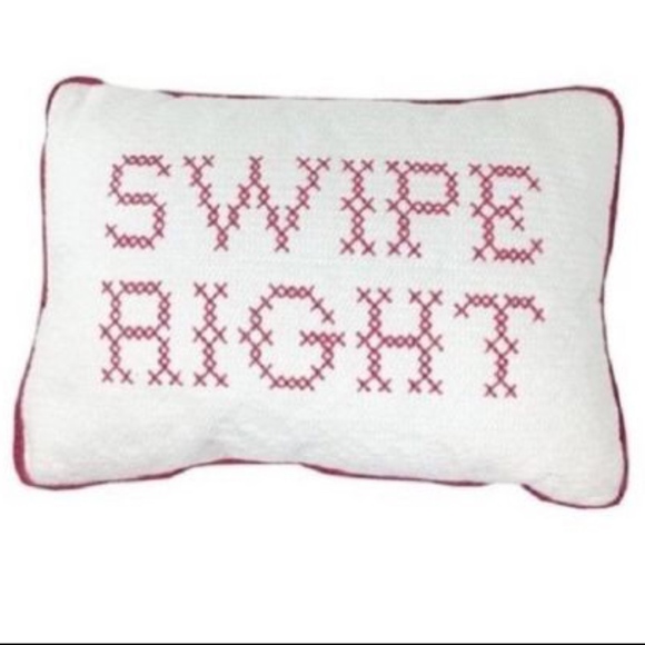Swipe Right Decorative Pillow by twelveNYC 13x9 - Picture 1 of 2